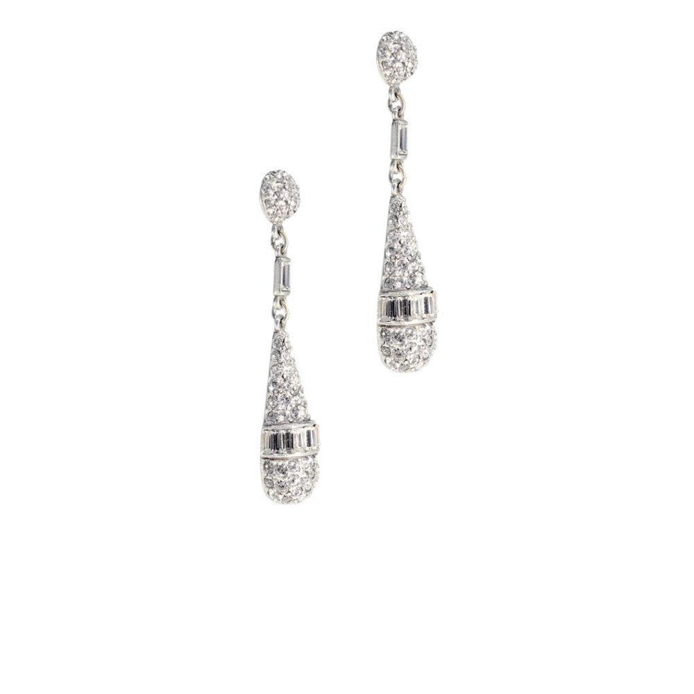 Ben-Amun Deco Crystal Teardrops - Picture 3 of 7